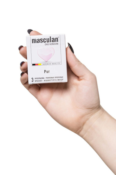 Супертонкие презервативы Masculan Pur - 3 шт. Супертонкие презервативы Masculan Pur - 3 шт.