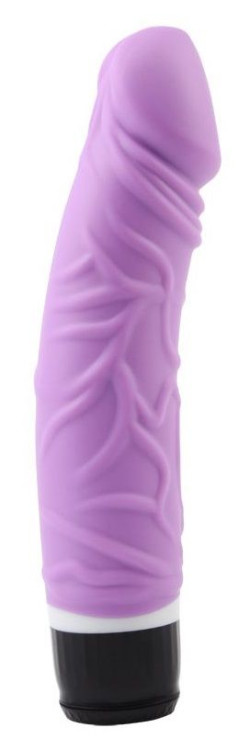 Фиолетовый вибратор-реалистик Thick Realistic Dildo - 19,5 см. Фиолетовый вибратор-реалистик Thick Realistic Dildo - 19,5 см.