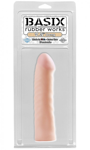 Фаллоимитатор Basix Rubber Works 7.5 Dong - 19,1 см. Фаллоимитатор Basix Rubber Works 7.5 Dong - 19,1 см.