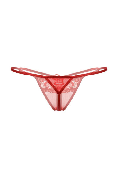 Ажурные трусики-стринг с разрезом Ажурные трусики-стринг с разрезом