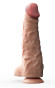 Телесный гигантский фаллоимитатор с присоской - 42 см. Телесный гигантский фаллоимитатор с присоской - 42 см.