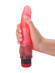 Розовый гелевый виброфаллос - 17,5 см. Розовый гелевый виброфаллос - 17,5 см.