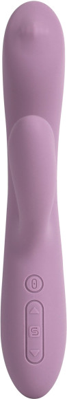 Сиреневый интерактивный вибратор-кролик Trysta Neo с шариком для зоны G - 18,4 см. Сиреневый интерактивный вибратор-кролик Trysta Neo с шариком для зоны G - 18,4 см.