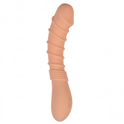 Телесный вибромассажер Appetency Wild Ribbed Vibe - 21,5 см.