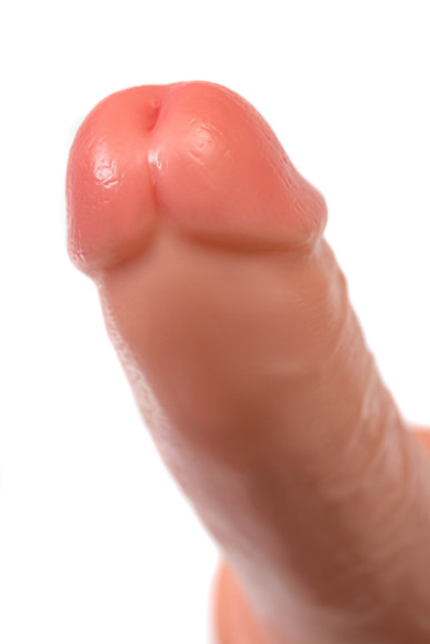 Телесный фаллоимитатор на присоске RealStick CALIBER - 20 см. Телесный фаллоимитатор на присоске RealStick CALIBER - 20 см.