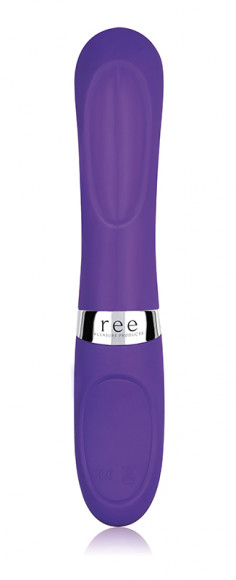 Фиолетовый силиконовый вибромассажёр Daphne - 12,7 см. Фиолетовый силиконовый вибромассажёр Daphne - 12,7 см.