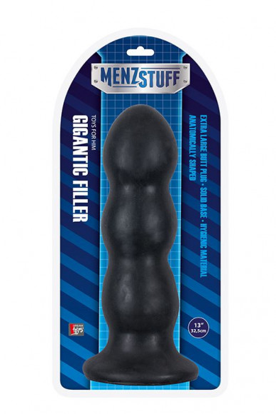 Чёрная анальная пробка MENZSTUFF GIGANTIC FILLER - 32,5 см. Чёрная анальная пробка MENZSTUFF GIGANTIC FILLER - 32,5 см.