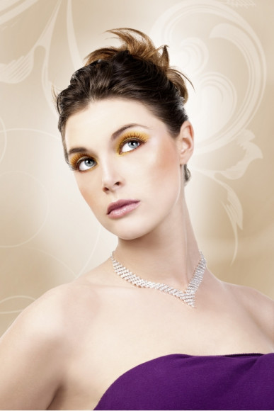 Черные накладные веерообразные ресницы