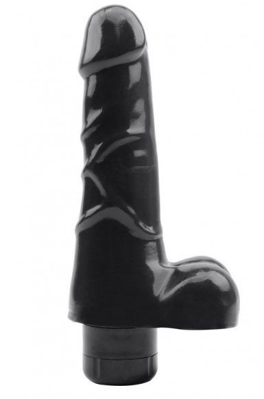 Черный вибратор-реалистик Verve Vibe Cock - 19 см. Черный вибратор-реалистик Verve Vibe Cock - 19 см.