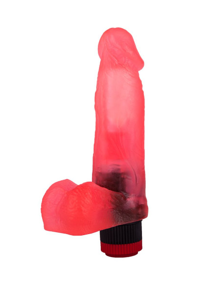 Розовый вибратор в форме розового фаллоса - 16,5 см. Розовый вибратор в форме розового фаллоса - 16,5 см.