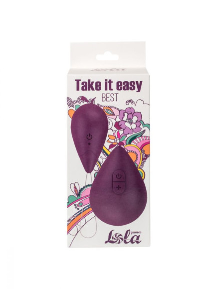 Фиолетовое виброяйцо Best с пультом ДУ Фиолетовое виброяйцо Best с пультом ДУ