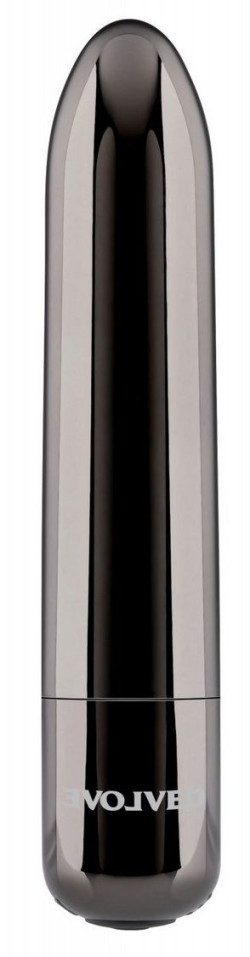 Черная вибропуля Real Simple - 10 см. Черная вибропуля Real Simple - 10 см.