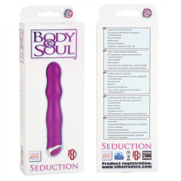 Розовый вибратор Body&Soul Seduction Розовый вибратор Body&Soul Seduction