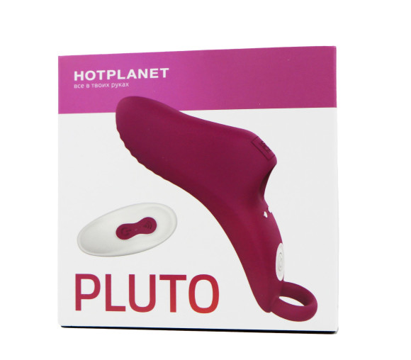 Бордовая вибронасадка на палец Pluto Бордовая вибронасадка на палец Pluto