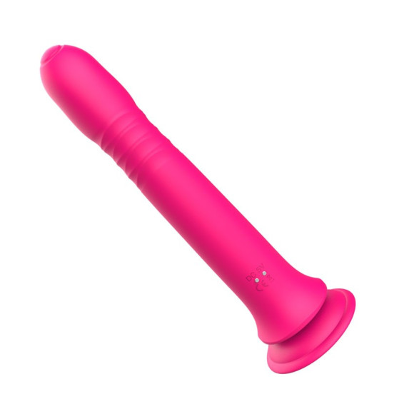 Розовый вибратор-кролик с возвратно-поступательными движениями и ротацией - 24,2 см. Розовый вибратор-кролик с возвратно-поступательными движениями и ротацией - 24,2 см.