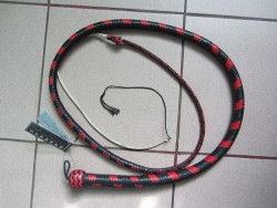 Чёрно-красный снейк  Выпад змеи  - 250 см.