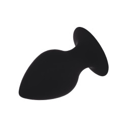 Черная анальная пробка с ограничителем - 7,5 см. Черная анальная пробка с ограничителем - 7,5 см.