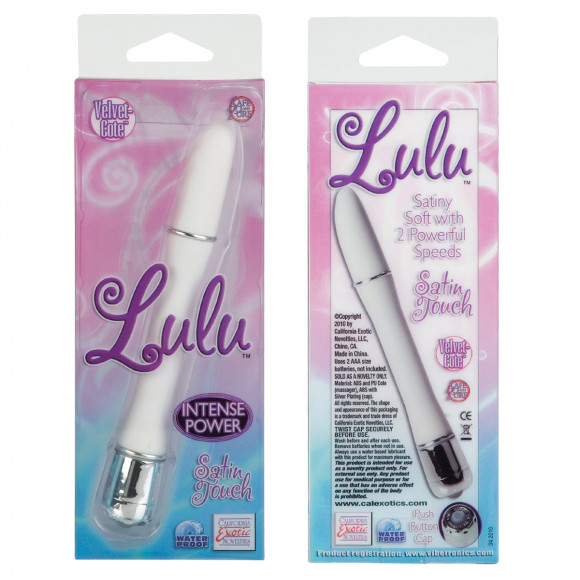 Вибратор Lulu Satin Touch Vibe белого цвета Вибратор Lulu Satin Touch Vibe белого цвета