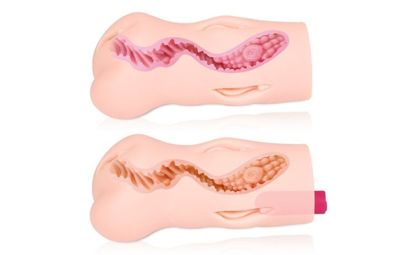 Телесный вибромастурбатор-вагина Dream Auto Телесный вибромастурбатор-вагина Dream Auto