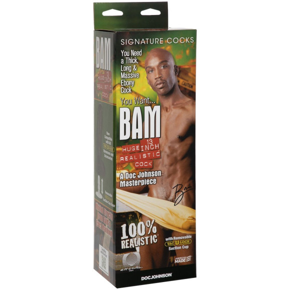 Коричневый фаллоимитатор BAM Huge 13 Realistic Cock - 31 см. Коричневый фаллоимитатор BAM Huge 13 Realistic Cock - 31 см.