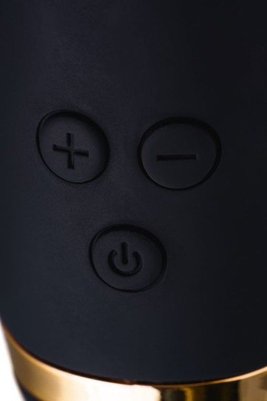 Чёрный вибратор WANAME Thunder с клиторальным отростком - 24,2 см. Чёрный вибратор WANAME Thunder с клиторальным отростком - 24,2 см.