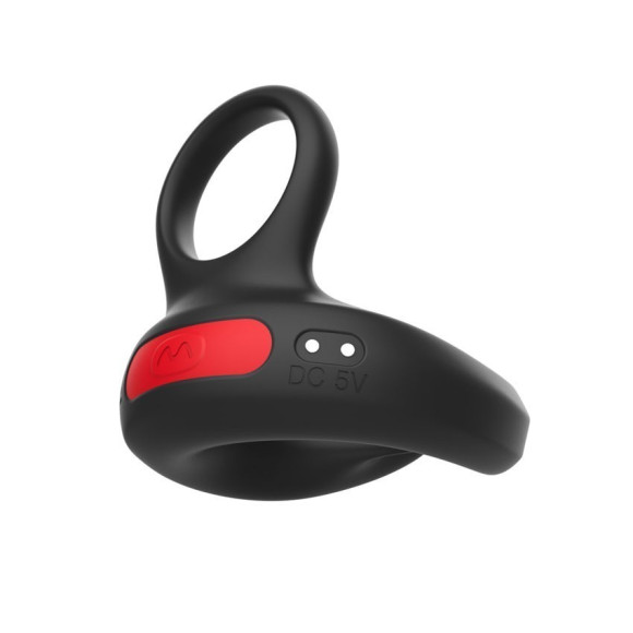 Черное эрекционное виброкольцо Cock Ring с пультом ДУ Черное эрекционное виброкольцо Cock Ring с пультом ДУ