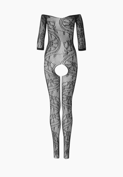 Ажурный комбинезон с длинными рукавами Ажурный комбинезон с длинными рукавами