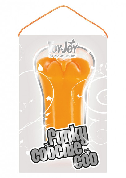 Оранжевый мастурбатор FUNKY COOCHIE COO 
