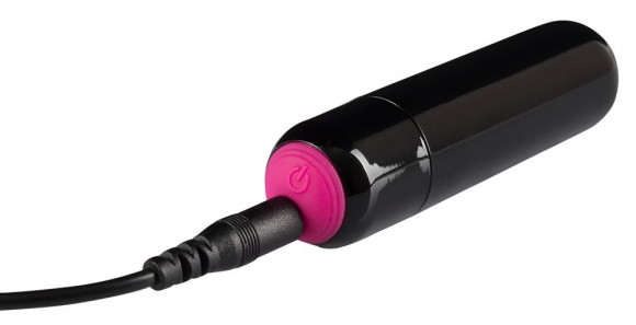 Черная перезаряжаемая вибропуля Rechargeable Vibrobullet - 9 см. Черная перезаряжаемая вибропуля Rechargeable Vibrobullet - 9 см.
