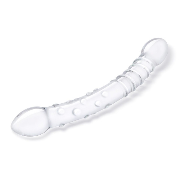 Двусторонний стеклянный фаллоимитатор 12’’ Girthy Double Trouble Glass Dildo - 30 см. Двусторонний стеклянный фаллоимитатор 12’’ Girthy Double Trouble Glass Dildo - 30 см.