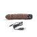 Коричневый вибратор-реалистик 6.5 Girthy Realistic Vibrator - 19 см. Коричневый вибратор-реалистик 6.5 Girthy Realistic Vibrator - 19 см.
