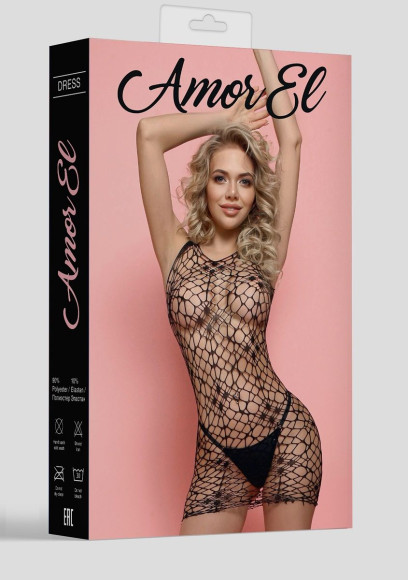 Эротическое мини-платье на бретелях Эротическое мини-платье на бретелях