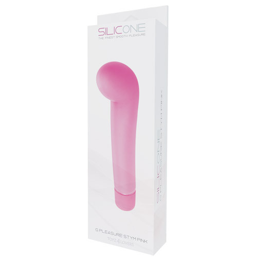 Розовый вибростимулятор для G-точки G-PLEASURE STYM SILICONE - 12,5 см. Розовый вибростимулятор для G-точки G-PLEASURE STYM SILICONE - 12,5 см.