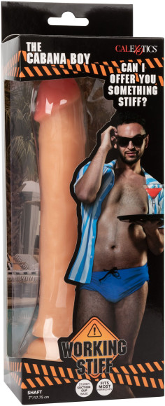 Телесный фалоимитатор The Cabana Boy - 24,2 см. Телесный фалоимитатор The Cabana Boy - 24,2 см.