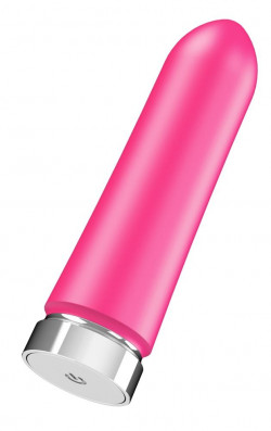 Розовая перезаряжаемая вибропуля VeDO Bam - 9,7 см. Розовая перезаряжаемая вибропуля VeDO Bam - 9,7 см.