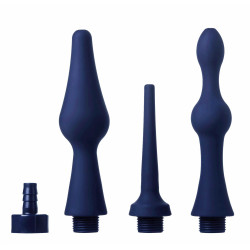 Набор из 3 универсальных насадок для анального душа Universal 3 Piece Silicone Enema Attachment Set Набор из 3 универсальных насадок для анального душа Universal 3 Piece Silicone Enema Attachment Set