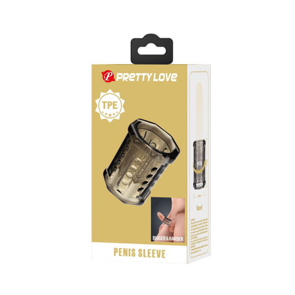 Дымчатая насадка на фаллос Ronael Дымчатая насадка на фаллос Ronael