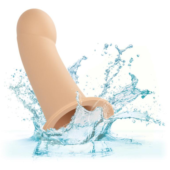 Телесный фаллопротез из силикона Extension with Harness - 15,75 см. Телесный фаллопротез из силикона Extension with Harness - 15,75 см.