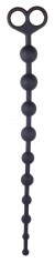 Чёрная анальная цепочка Psyche s - 36 см.