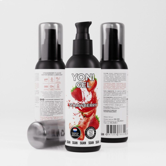 Лубрикант для орального секса SGAN со вкусом клубники - 100 мл. Лубрикант для орального секса SGAN со вкусом клубники - 100 мл.