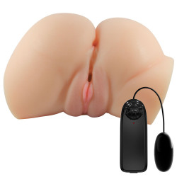 Телесный мастурбатор-полуторс Emilia с вибрацией Телесный мастурбатор-полуторс Emilia с вибрацией