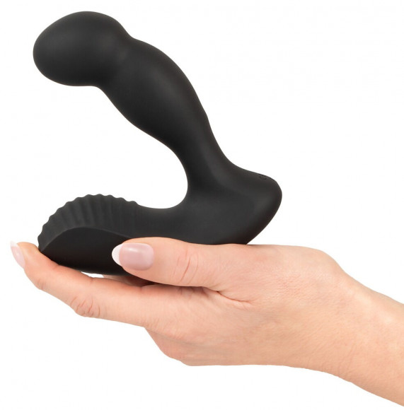 Черный вибростимулятор простаты RC Prostate Massager - 13,1 см. Черный вибростимулятор простаты RC Prostate Massager - 13,1 см.