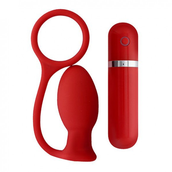 Красная вибровтулка MENZSTUFF ASS CORK SMALL - 7,5 см. Красная вибровтулка MENZSTUFF ASS CORK SMALL - 7,5 см.