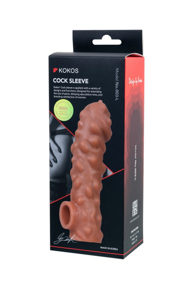 Насадка на фаллос с крупными бугорками Cock Sleeve 003 Size L - 17,6 см. Насадка на фаллос с крупными бугорками Cock Sleeve 003 Size L - 17,6 см.