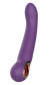Фиолетовый силиконовый вибратор - 22,1 см.