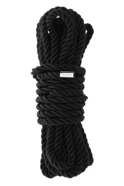 Черная веревка для шибари DELUXE BONDAGE ROPE - 5 м. Черная веревка для шибари DELUXE BONDAGE ROPE - 5 м.