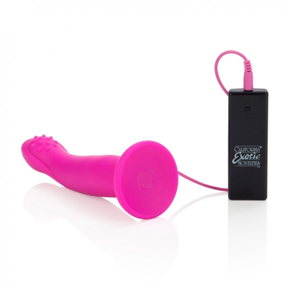 Розовый страпон с вибрацией 10-Function Love Rider G-Caress Розовый страпон с вибрацией 10-Function Love Rider G-Caress