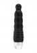 Чёрный сужающийся кверху вибратор Lirah - 15 см.