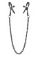 Черные зажимы на соски на цепочке Deluxe Nipple Clamps Черные зажимы на соски на цепочке Deluxe Nipple Clamps