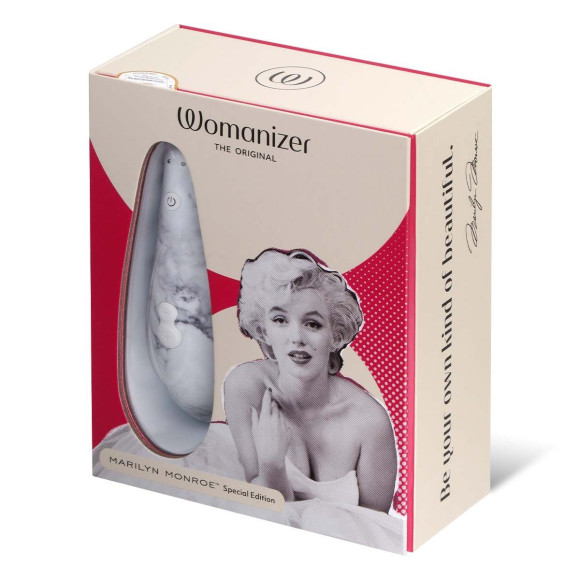 Белый бесконтактный клиторальный стимулятор Womanizer Marilyn Monroe Special Edition Белый бесконтактный клиторальный стимулятор Womanizer Marilyn Monroe Special Edition